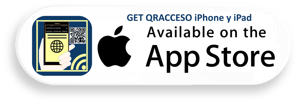 Instalar aplicación móvil QRacceso para iOS en iPhone o iPad desde la App Store oficial de Apple